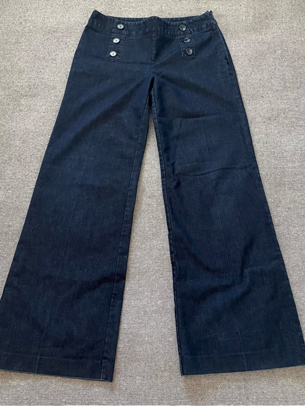 Vince Camuto Dark Blue Wide Leg Jeans